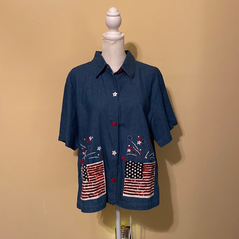 Keren hart button down - Picture 1 of 16